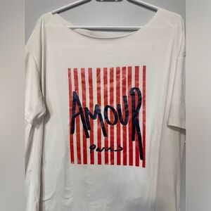 Amour Paris Graphic Tee - Size L